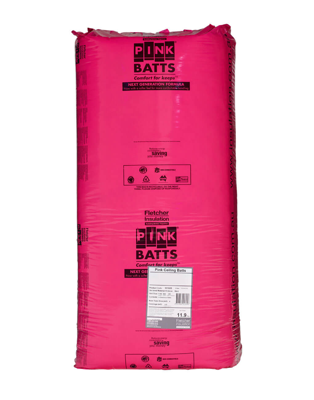 R5.0 Pink Batts® Thermal Glasswool Ceiling Insulation