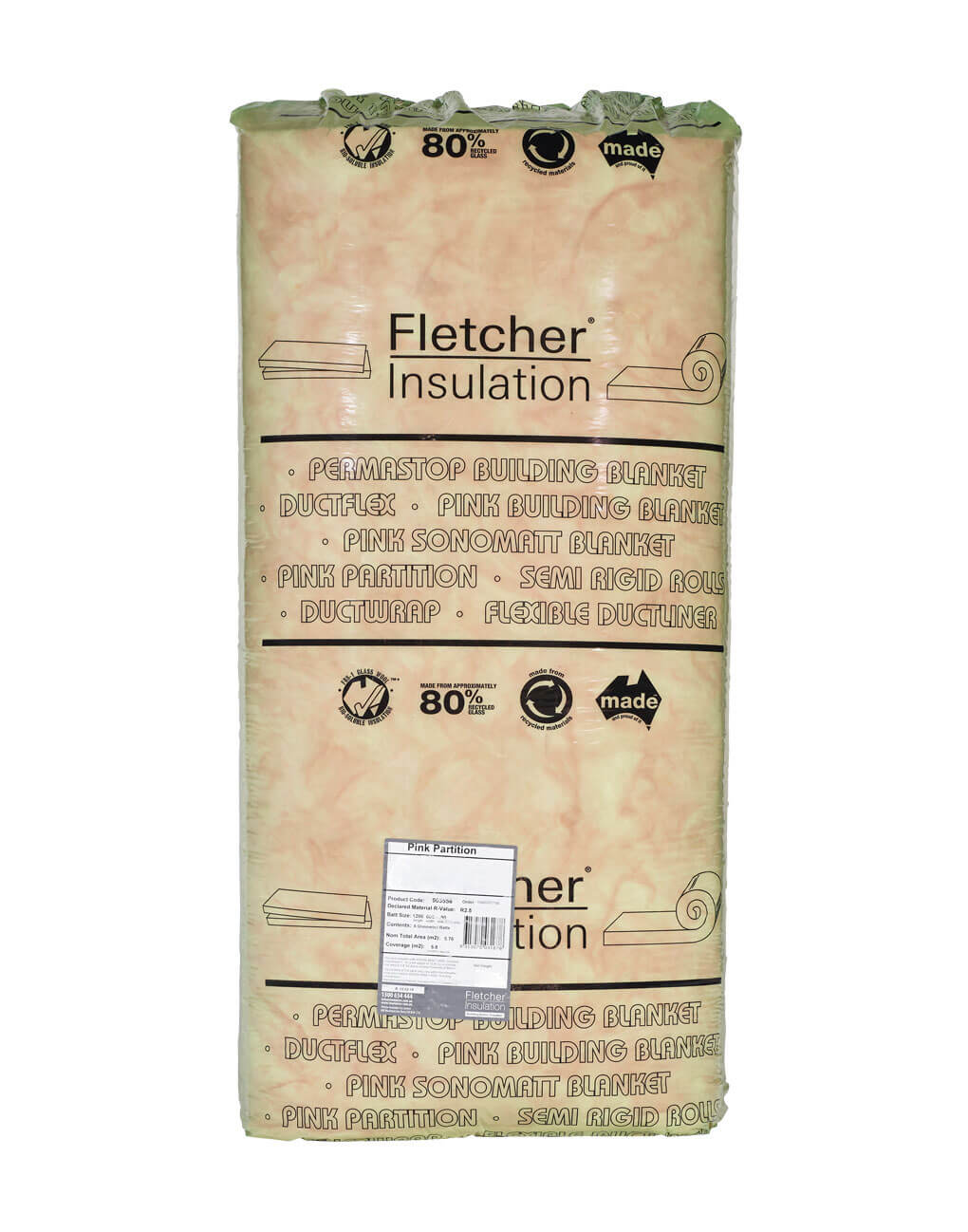 Fletcher Pink® Partition Acoustic Wall Insulation