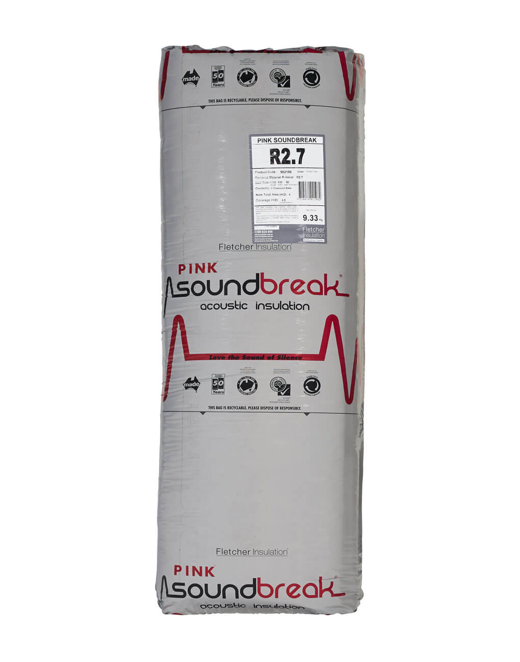 R2.7 Pink Soundbreak™ Soundproofing Insulation